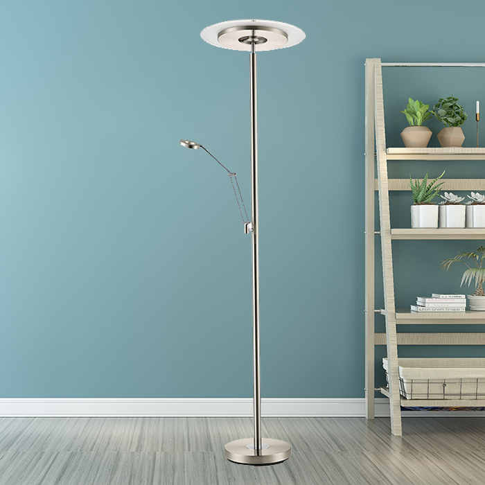 Aké sú návrhy na dekoráciu pre stojaciu lampu matky a syna?
