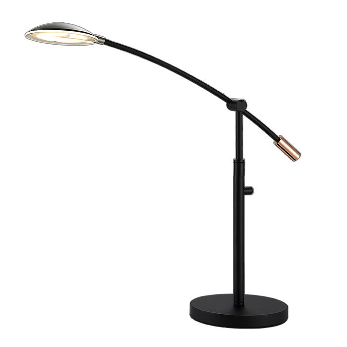 Študijná stolová lampa s tienidlom v tvare U